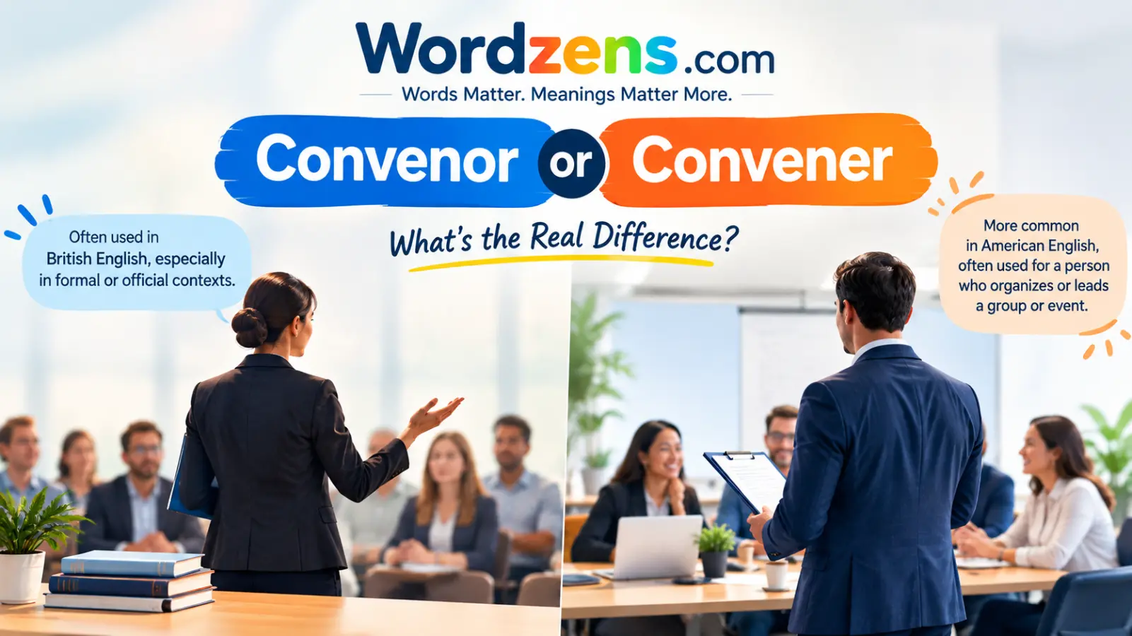 Convenor or Convener