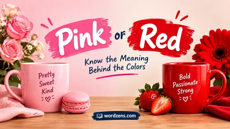 pink or red