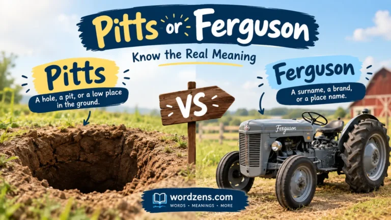 Pitts or Ferguson